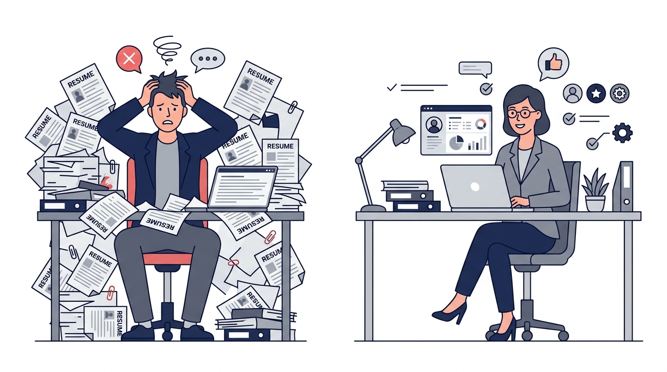Job search frustration vs organized process
